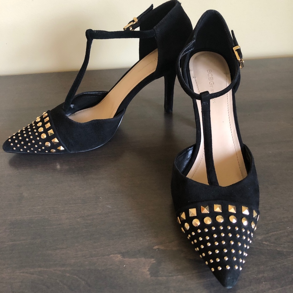 Bcbgeneration Studded Toe T-Strap Pumps - image 7